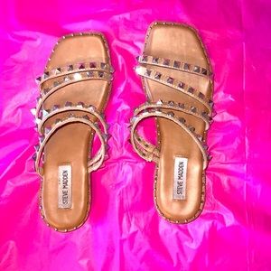 Steve madden studded sandals